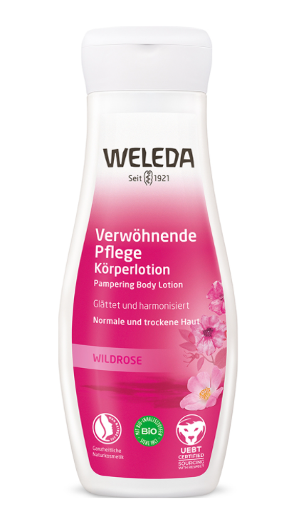 WELEDA Wildrose verwöhnende Pflege Körperlotion